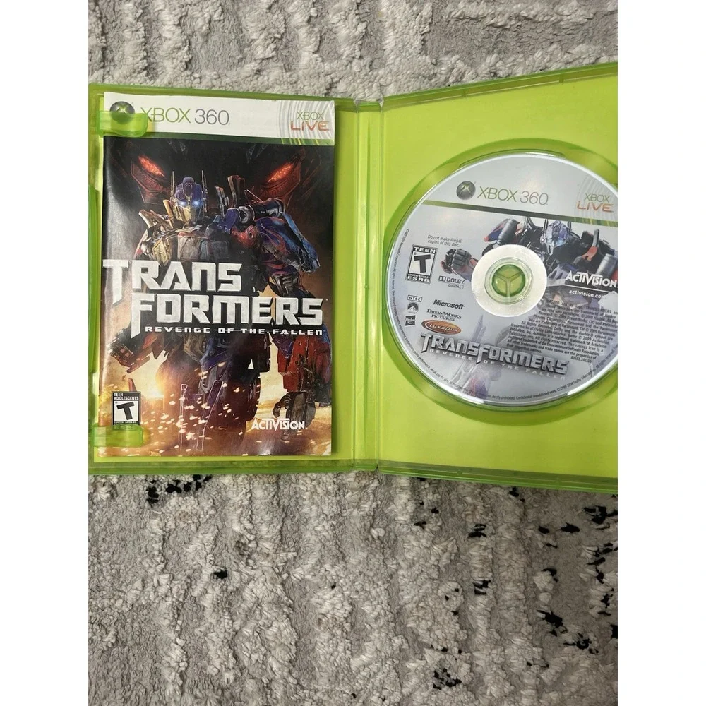 Transformers: Revenge of the Fallen Xbox 360 Disk, Tested Working